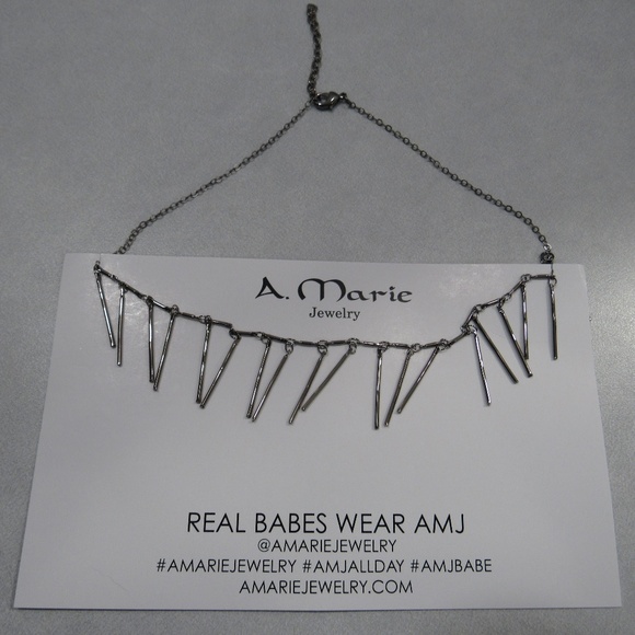 A. Marie Jewelry Jewelry - A. Marie Jewelry Necklace AMJ Twiggy Choker Silvertone